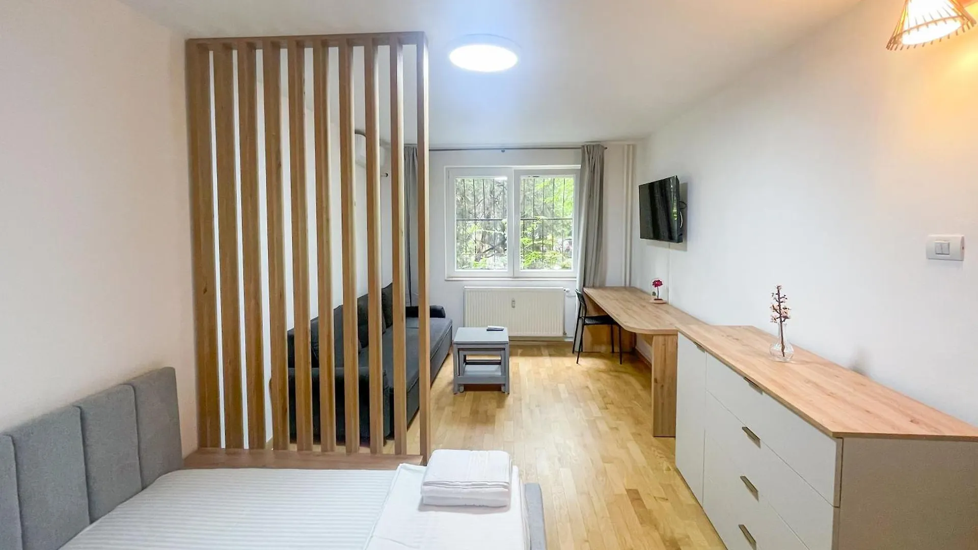 Apartment National Arena Mega Mall Mirina Studio Bucharest